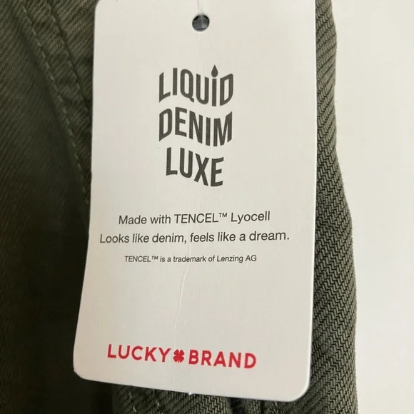 Lucky Brand Women's Olive Wide Leg Pants - Picture 3 of 8